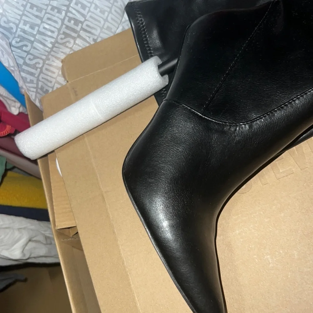 Women's Vivee Thigh-High Dress Boots 8.5 black over the knee high heel boots​